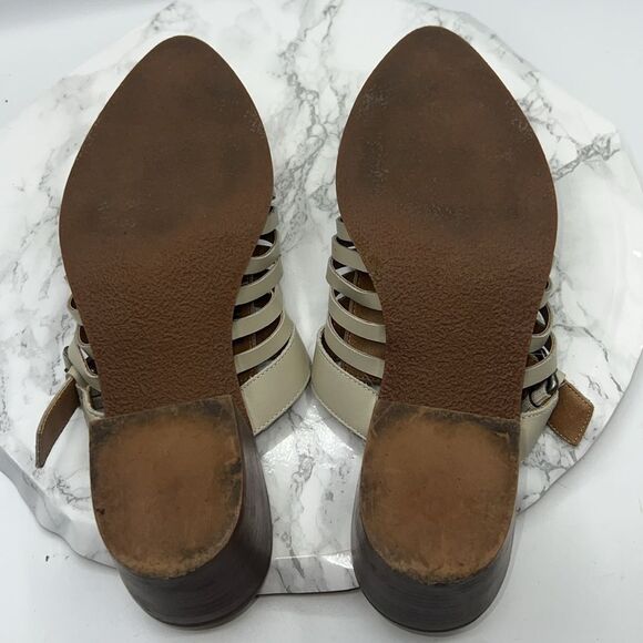 SUSINA Beige Sondro Leather Mule-10M - Picture 7 of 7